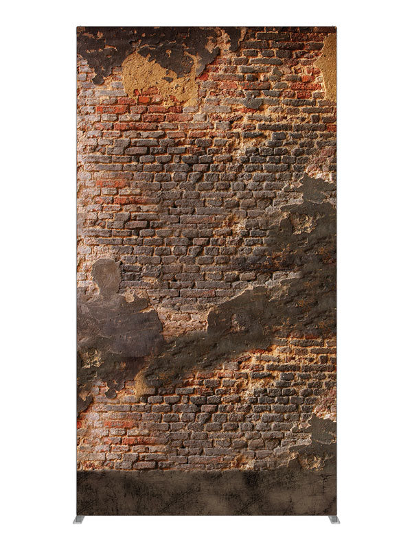 Weathered Bricks, photography backdrop panel for Denny StudioEdge silicone edge frame, 4 ft