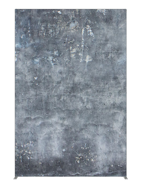 Weathered Cement Wall, photography backdrop panel for Denny StudioEdge silicone edge frame, 5 ft