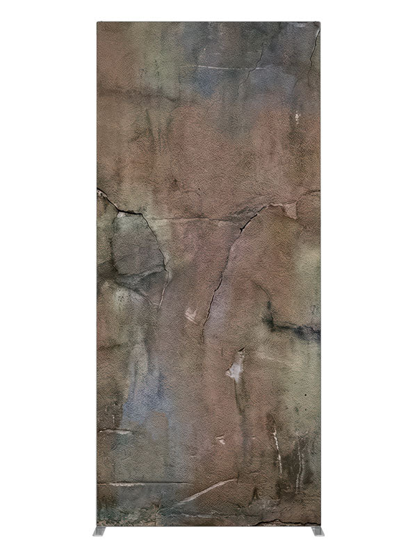 Weathered Earth Tone Plaster Wall, photography backdrop panel for Denny StudioEdge silicone edge frame, 3 ft