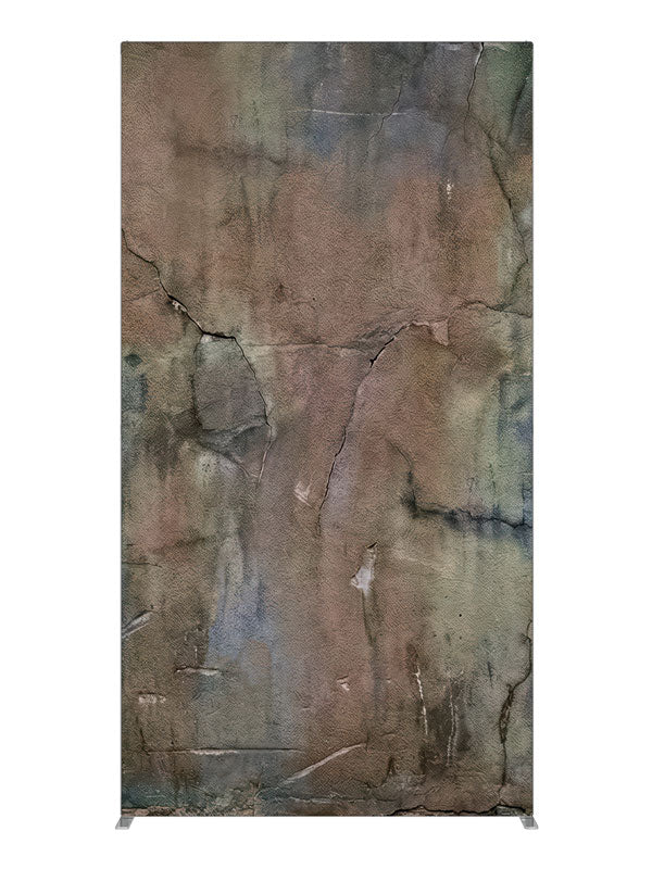 Weathered Earth Tone Plaster Wall, photography backdrop panel for Denny StudioEdge silicone edge frame, 4 ft