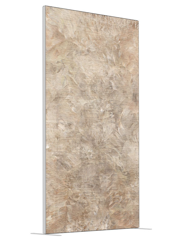 Wheat Texture shown at an angled view, photography backdrop panel for Denny StudioEdge silicone edge frame, 4 ft