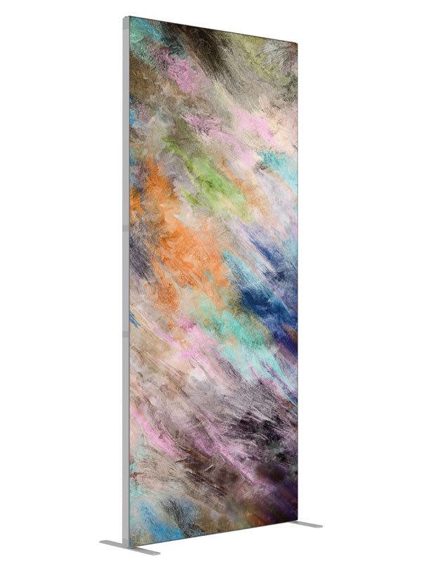 Whimsical shown at an angled view, photography backdrop panel for Denny StudioEdge silicone edge frame, 3 ft