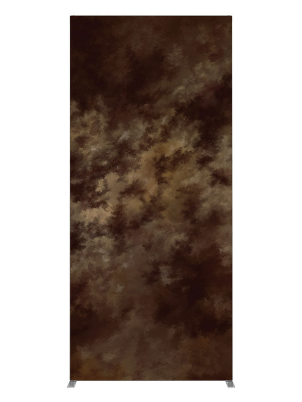 Whirlwind Brown, photography backdrop panel for Denny StudioEdge silicone edge frame, 3 ft