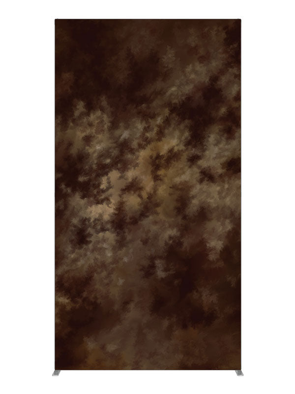 Whirlwind Brown, photography backdrop panel for Denny StudioEdge silicone edge frame, 4 ft