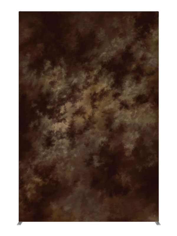 Whirlwind Brown, photography backdrop panel for Denny StudioEdge silicone edge frame, 5 ft