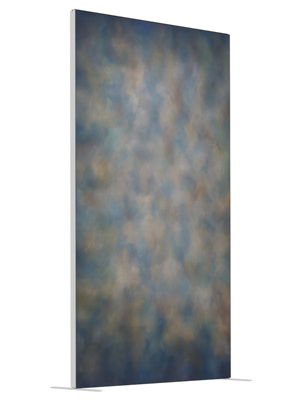 Whispered Horizons shown at an angled view, photography backdrop panel for Denny StudioEdge silicone edge frame, 4 ft