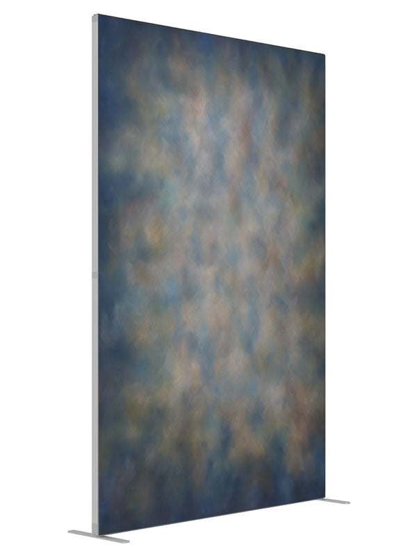 Whispered Horizons shown at an angled view, photography backdrop panel for Denny StudioEdge silicone edge frame, 5 ft