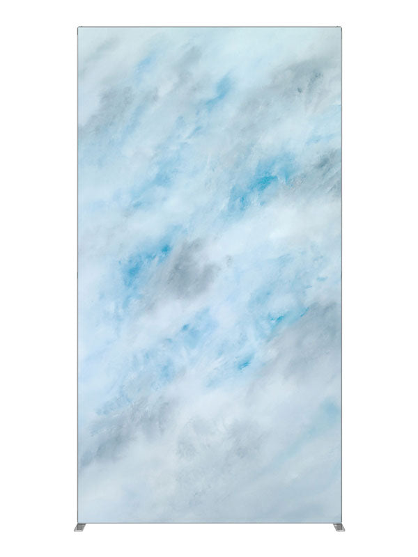 White Clouds, photography backdrop panel for Denny StudioEdge silicone edge frame, 4 ft