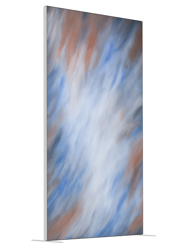 Wind Swept shown at an angled view, photography backdrop panel for Denny StudioEdge silicone edge frame, 4 ft