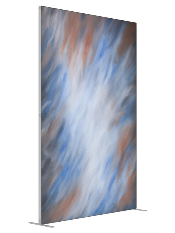 Wind Swept shown at an angled view, photography backdrop panel for Denny StudioEdge silicone edge frame, 5 ft