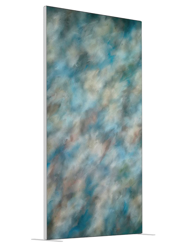 Windsong shown at an angled view, photography backdrop panel for Denny StudioEdge silicone edge frame, 4 ft