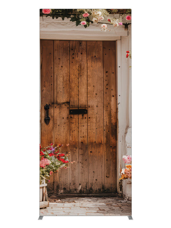 Wooden Door, photography backdrop panel for Denny StudioEdge silicone edge frame, 3 ft