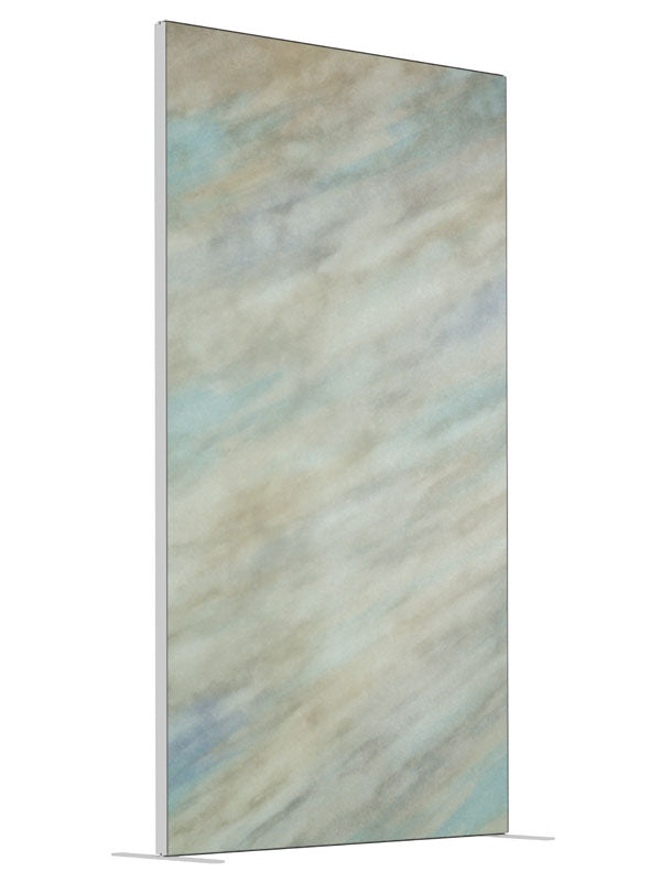 Zara shown at an angled view, photography backdrop panel for Denny StudioEdge silicone edge frame, 4 ft