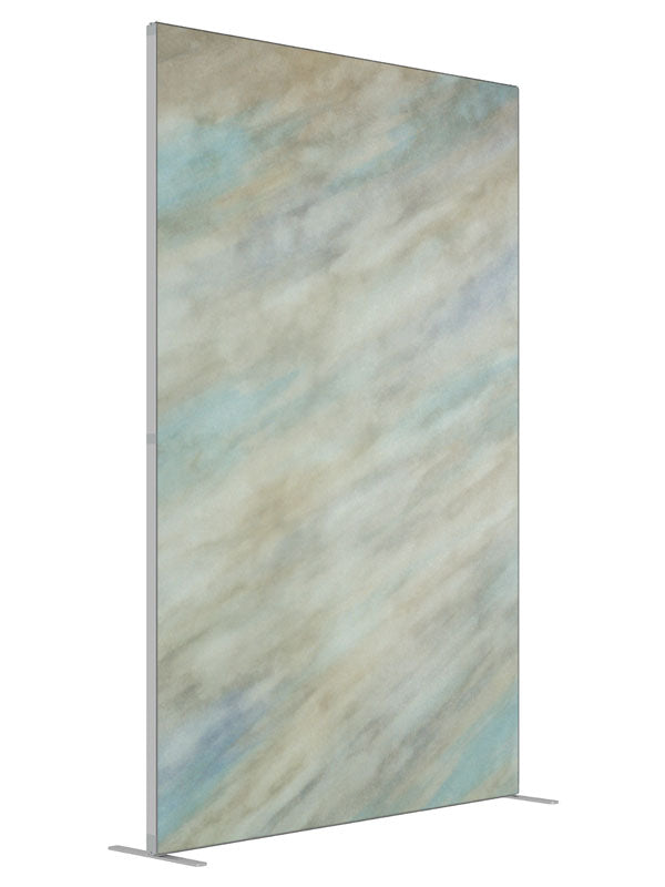 Zara shown at an angled view, photography backdrop panel for Denny StudioEdge silicone edge frame, 5 ft