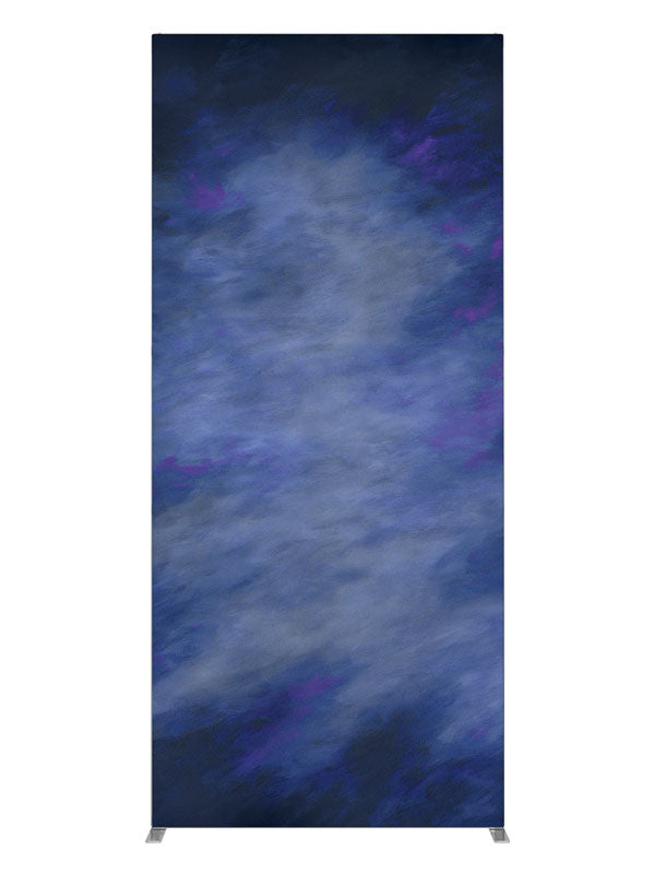 Zuga Blue, photography backdrop panel for Denny StudioEdge silicone edge frame, 3 ft