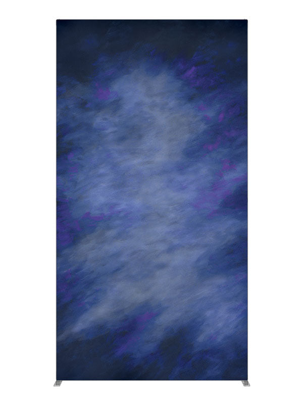 Zuga Blue, photography backdrop panel for Denny StudioEdge silicone edge frame, 4 ft