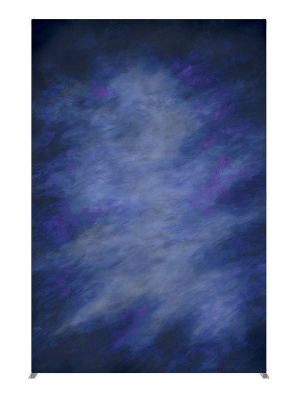 Zuga Blue, photography backdrop panel for Denny StudioEdge silicone edge frame, 5 ft