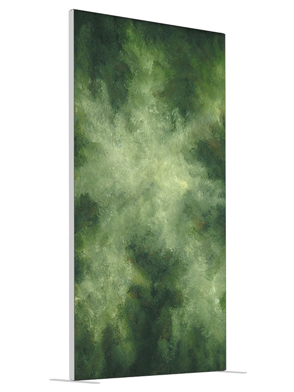 Zuga Pond shown at an angled view, photography backdrop panel for Denny StudioEdge silicone edge frame, 4 ft