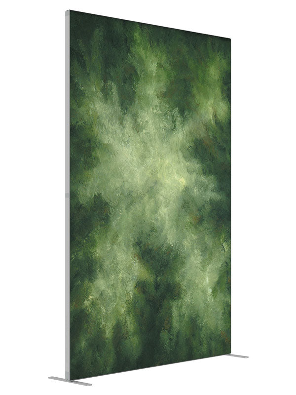 Zuga Pond shown at an angled view, photography backdrop panel for Denny StudioEdge silicone edge frame, 5 ft