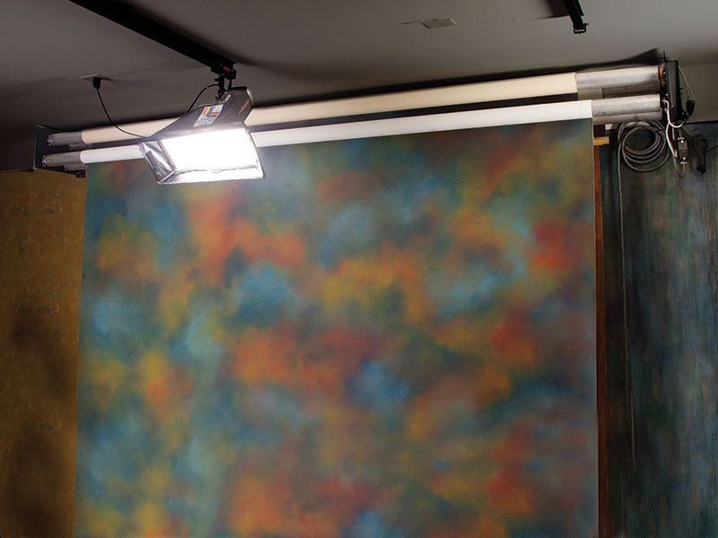 Sliding Backdrops Retractable Photo Backdrop Wall Or Ceiling Mounted | Shelly Lighting