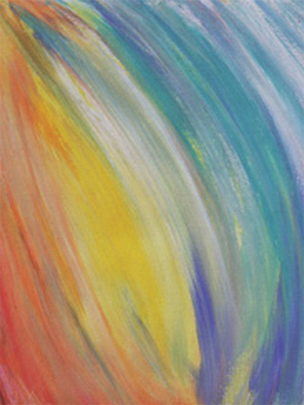Abstract color swirl photography backdrop featuring bold brushstrokes of primary colors, ideal for creative portrait sessions.