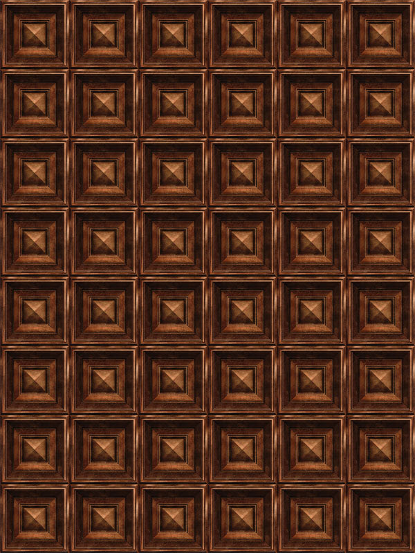 Wooden panel photography backdrop with a grid of intricate, textured squares, ideal for adding a classic, vintage aesthetic to professional photos.