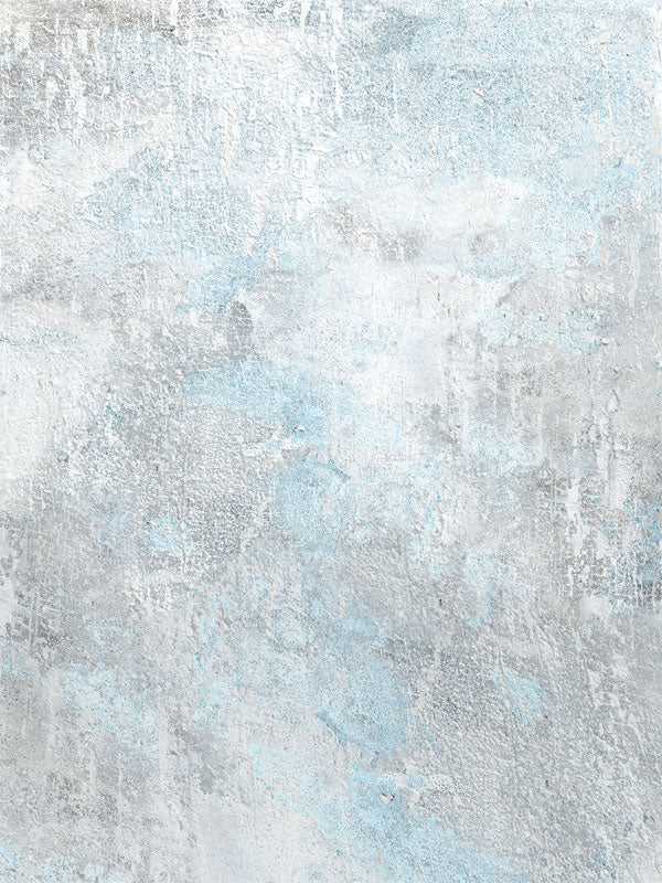 Soft textured backdrop with a blend of white and light blue hues, perfect for professional photography and minimalist setups.