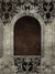 Baroque Archway Photography Backdrop - Photography backdrop featuring an ornate Baroque archway with intricate carvings and an antique finish.