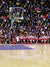 Basketball court photography backdrop featuring a wooden court floor and cheering crowd, perfect for professional sports photoshoots.