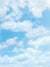 Blue Sky with Clouds Photography Backdrop - Bright blue sky with soft white clouds, a perfect photography backdrop for children's photoshoots.