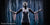 Dark blue backdrop with texture, perfect for athletic or dramatic studio portraits