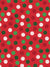 Bold Christmas Polka Dot Photography Backdrop - Bold Christmas polka dot photography backdrop with red, green, and white dots on a red background for professional use in festive photoshoots.