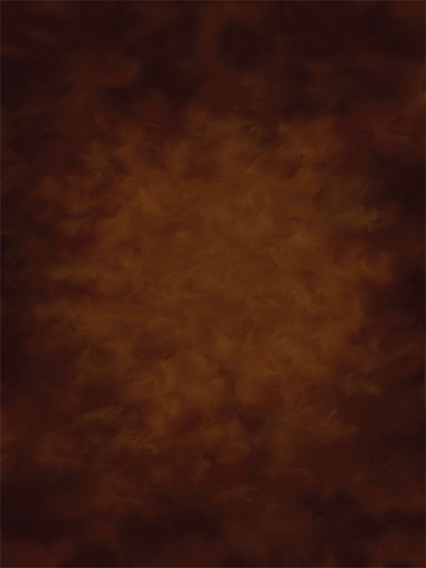 Painterly brown vignette backdrop with warm tonal center and rich espresso edges for classic portraits.