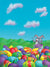 Easter Bunny Printed Photography Backdrop