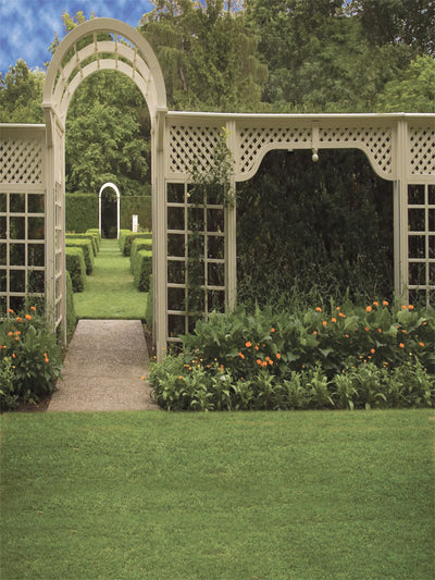 Garden Trellis Printed Photography Backdrop