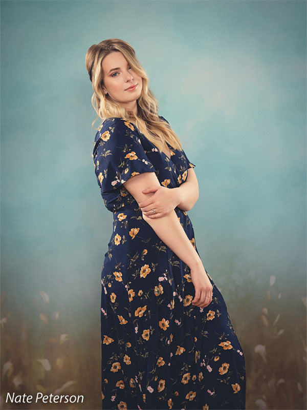 Painted Wildflowers Printed Photography Backdrop