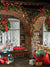 Santa Toy Workshop Window Backdrop