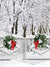 Snow Christmas Gate Printed Photo Backdrop