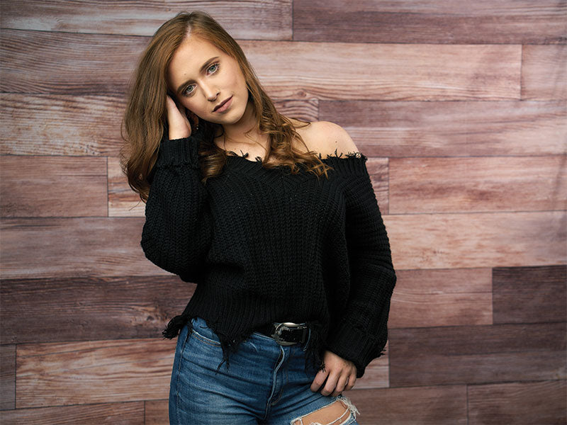 Savannah Wood Printed Photo Backdrop
