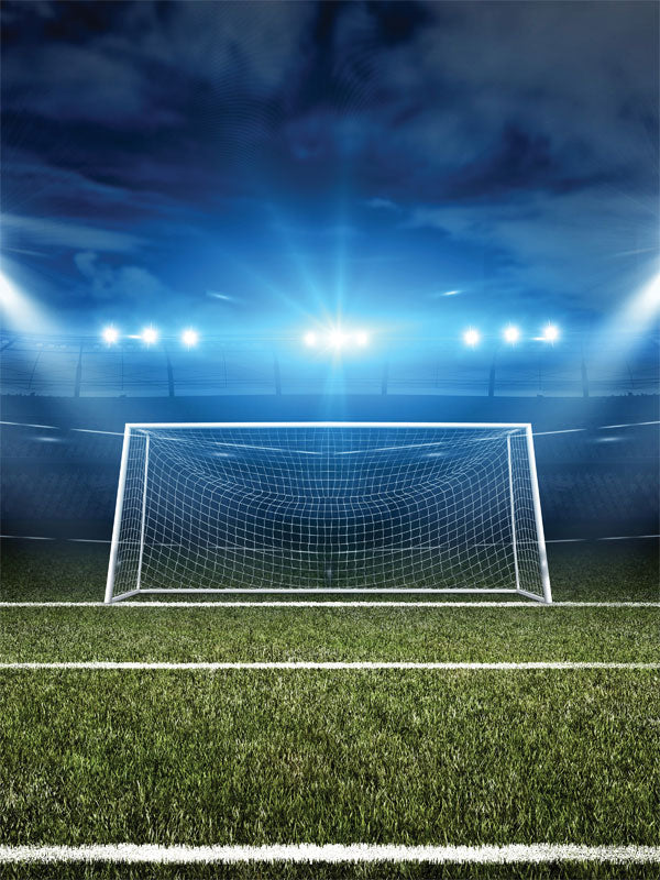 Soccer Goal Printed Photo Backdrop