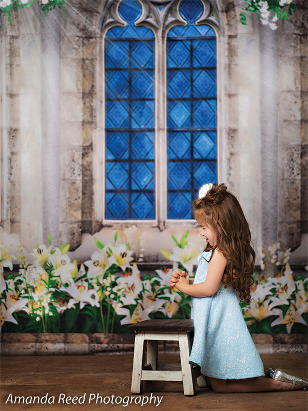 Easter Lilies Printed Photo Backdrop