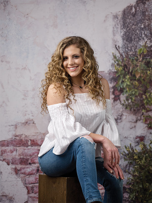 white brick exposed wall backdrop