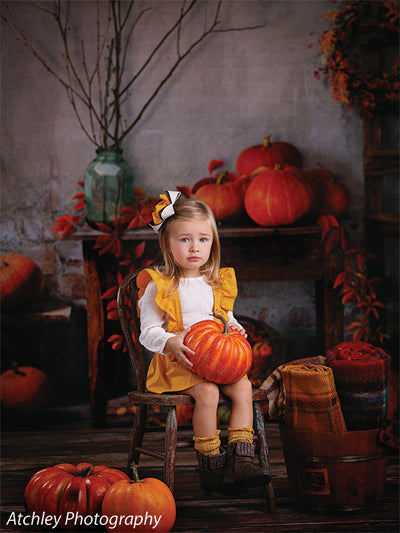Halloween Pumpkins Backdrop
