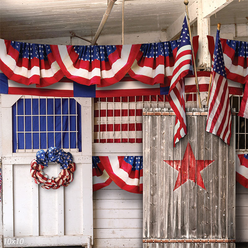 Fourth of July Backdrop