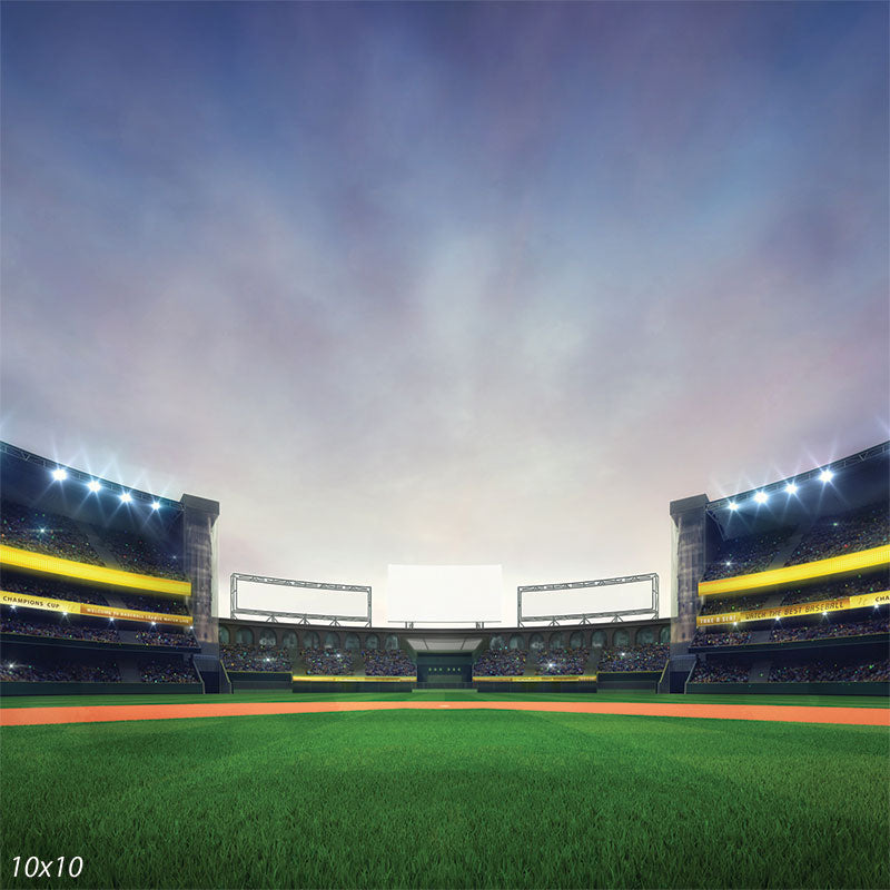 Baseball Stadium Photographer Backdrop