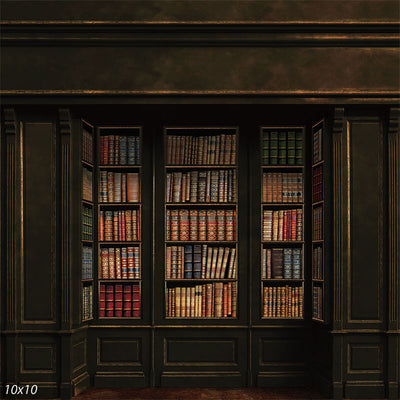 Estate Library Backdrop for Photography