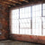 Brick Warehouse Corner Windows Photo Backdrop