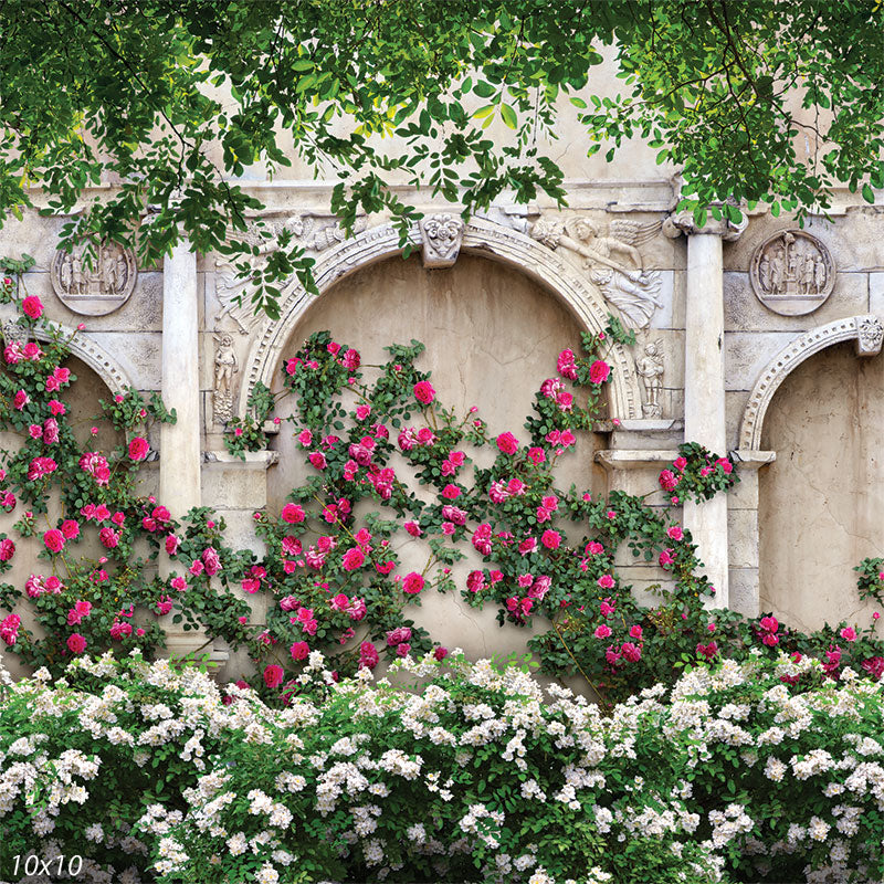 Flower Arches Backdrop