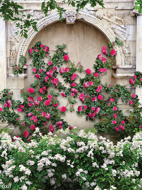 flower arch photography backdrop