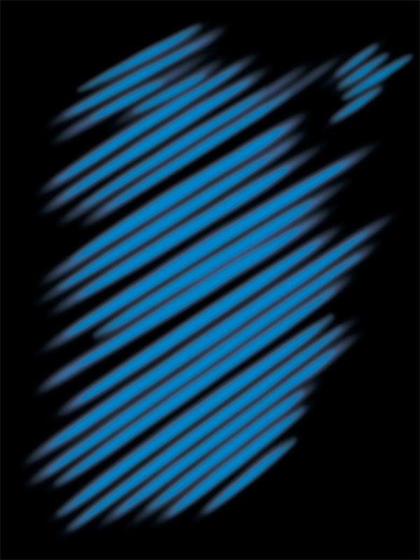 Chroma Slash neon photography backdrop with bold blue diagonal light streaks on a black background, perfect for high-energy portraits.